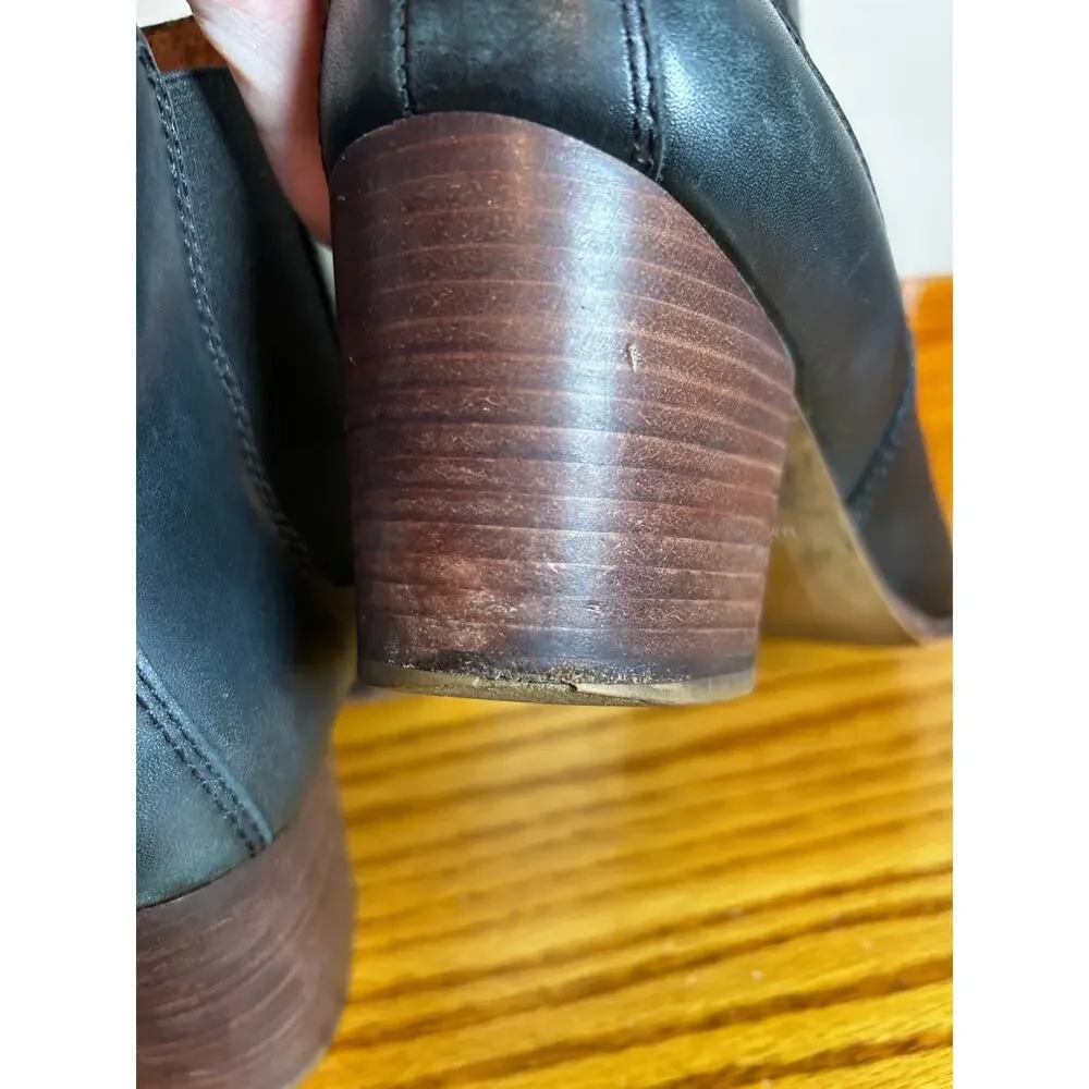 Madewell Size 10 Black Bootie The Regan JB307 Shoe Heel